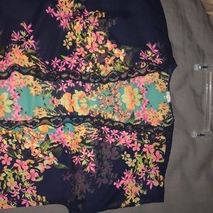 Flower blouse/cover
